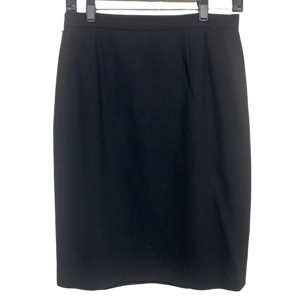 Vintage Giorgio Armani Le Collezioni Wool Skirt -Size 8 Italy - Picture 2 of 8